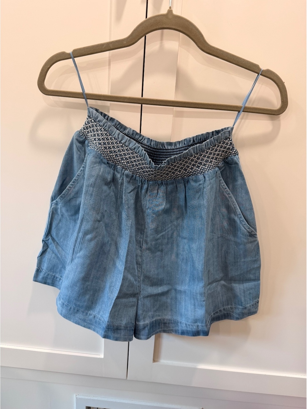 Elan tensil denim short size S